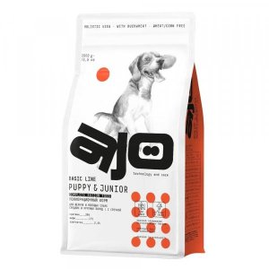 AJO Dog Puppy&amp;Junior Сухой корм для щенков средних и крупных пород Индейка и Гречка