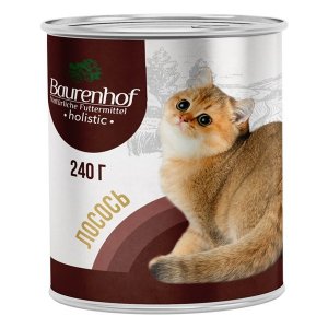 Baurenhof Holistic Влажный корм для кошек Лосось