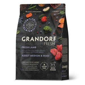 Grandorf Fresh Dog Adult Med&amp;Maxi Lamb&amp;Sweet Potato сухой корм для взрослых собак средних и крупных пород с ягненком и бататом