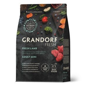 Grandorf Fresh Dog Adult Mini Lamb&amp;Sweet Potato сухой корм c живыми пробиотиками для собак мелких пород с ягненком и бататом