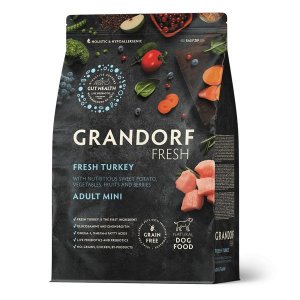 Grandorf Fresh Dog Adult Mini Turkey&amp;Sweet Potato сухой корм для собак мелких пород с индейкой и бататом