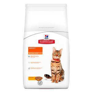 Hill&#039;s Feline Adult Optimal Care сухой корм для кошек с курицей