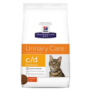 Hill&#039;s Feline c/d Urinary Care сухой корм для кошек с мочекаменной болезнью