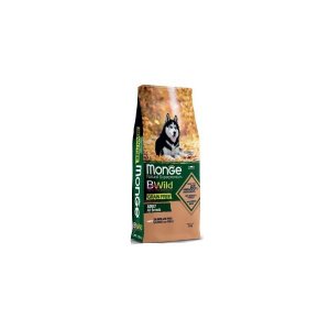 Monge Dog BWild Grain Free Сухой беззерновой корм для собак всех пород Лосось и Горох