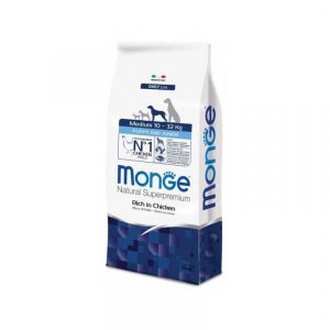 Сухой корм для щенков Monge Medium Puppy &amp; Junior