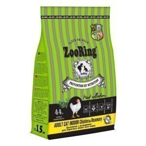 Zooring Adult Cat Indoor Chicken&amp;Rosemary Цыплёнок с розмарином Для взрослых кошек всех пород