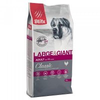 Blitz Classic Adult Dog Large&amp;Giant Сухой корм для собак крупных и гигантских пород Курица