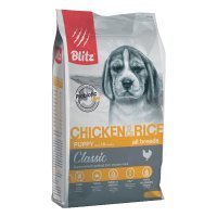Blitz Classic Puppy Сухой корм для щенков всех пород Курица и Рис