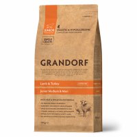 Grandorf Dog Junior Lamb&amp;Turkey Сухой корм для юниоров средних и крупных пород Ягнёнок с Индейкой