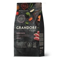 Grandorf Fresh Cat Adult Duck&amp;Sweet Potato сухой корм с живыми пробиотиками для взрослых кошек с уткой и бататом
