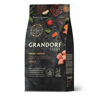 Grandorf Fresh Cat Adult Turkey&amp;Sweet Potato сухой корм с живыми пробиотиками для взрослых кошек с индейкой и бататом