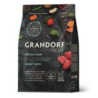 Grandorf Fresh Dog Adult Mini Lamb&amp;Sweet Potato сухой корм c живыми пробиотиками для собак мелких пород с ягненком и бататом