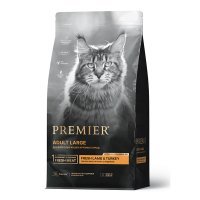 Premier Cat Adult Large Lamb&amp;Turkey Сухой корм для взрослых кошек крупных пород со свежим мясом ягненка и индейкой