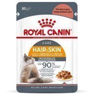 Royal Canin Hair&amp;Skin Влажный корм для кошек Поддержка кожи и шерсти тонкие ломтики в соусе