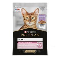 Влажный корм для кошек Purina Pro Plan Delicate Feline with Turkey pouch Индейка в соусе