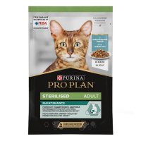 Влажный корм для кошек Purina Pro Plan Sterilised Feline with Ocean Fish пауч Океаническая рыба в желе