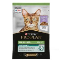 Влажный корм для кошек Purina Pro Plan Sterilised Feline with Turkey pouch Индейка в желе