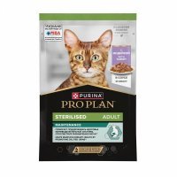 Влажный корм для взрослых стерилизованных кошек Purina Pro Plan Sterilised Индейка в соусе