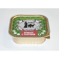 Zooring паштет для собак на основе натурального мяса Фрикасе с телятиной