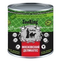 Zooring паштет для собак на основе натурального мяса Московский деликатес