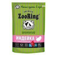 Zooring сочные кусочки в соусе для котят всех пород Индейка с гемоглобином