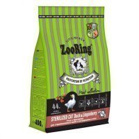 Zooring Sterilized Cat Duck&amp;Lingonberry Утка с брусникой Сухой корм для стерилизованных кошек и кастрированных котов