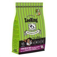 Zooring Sterilized Cat Max Turkey&amp;Duck&amp;Lingonberry Индейка и утка с брусникой Сухой корм для стерилизованных кошек и кастрированных котов