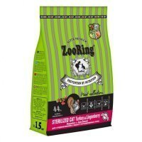 Zooring Sterilized Cat Turkey&amp;Lingonberry Индейка с брусникой Сухой корм для стерилизованных кошек и кастрированных котов